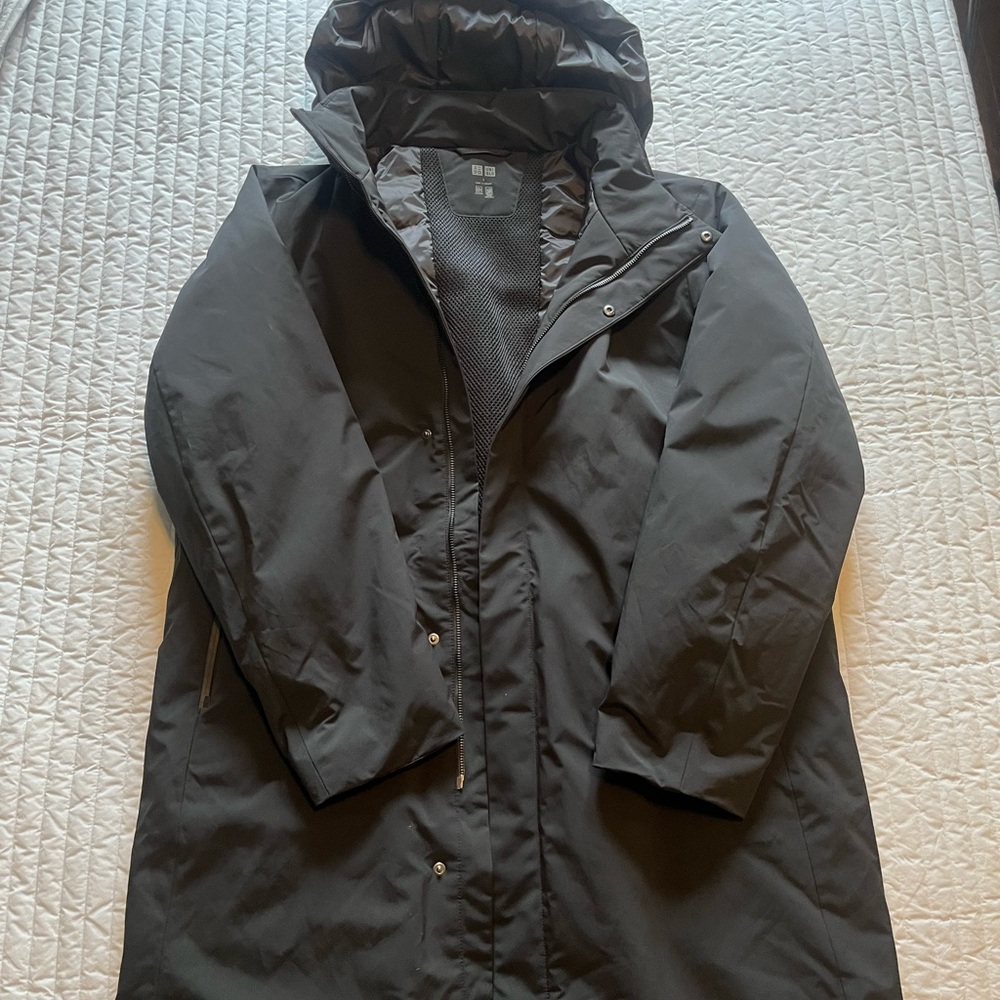 Men's Black Hooded Jacket
